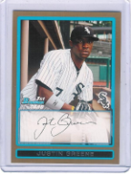 2009 Bowman #BP70 Justin Greene Gold 2009 Bowman #BP70 Justin Greene Gold