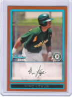 2009 Bowman #BP71 Nino Leyja Orange 2009 Bowman #BP71 Nino Leyja Orange