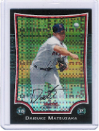 2009 Bowman Chrome #069 Daisuke Matsuzaka Xfractor 2009 Bowman Chrome #069 Daisuke Matsuzaka Xfractor