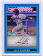 2009 Bowman Chrome #BCP031 Luis Sumoza Blue Refractor 2009 Bowman Chrome #BCP031 Luis Sumoza Blue Refractor