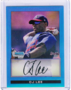 2009 Bowman Chrome #BCP136 CJ Lee Blue Refractor 2009 Bowman Chrome #BCP136 CJ Lee Blue Refractor