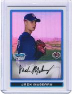 2009 Bowman Chrome #BCP185 Jack McGerry Refractor 2009 Bowman Chrome #BCP185 Jack McGerry Refractor