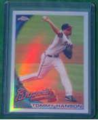 2010 Topps Chrome Refractor #008 Tommy Hanson 2010 Topps Chrome Refractor #008 Tommy Hanson