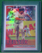 2010 Topps Chrome Refractor #012 Victor Martinez 2010 Topps Chrome Refractor #012 Victor Martinez