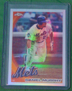 2010 Topps Chrome Refractor #033 Daniel Murphy 2010 Topps Chrome Refractor #033 Daniel Murphy