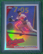 2010 Topps Chrome Refractor #157 Grady Sizemore 2010 Topps Chrome Refractor #157 Grady Sizemore