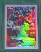 2010 Topps Chrome Refractor #164 Hunter Pence 2010 Topps Chrome Refractor #164 Hunter Pence