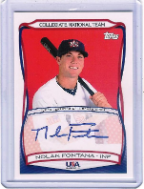2010 Topps USA Nolan Fontana Auto 2010 Topps USA Nolan Fontana Auto