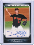 2011 Topps Pro Debut #SSA-DBR David Bromberg Blue Auto 2011 Topps Pro Debut #SSA-DBR David Bromberg Blue Auto