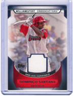2011 Topps Pro Debut #MM-DS Domingo Santana Jersey Relic 2011 Topps Pro Debut #MM-DS Domingo Santana Jersey Relic